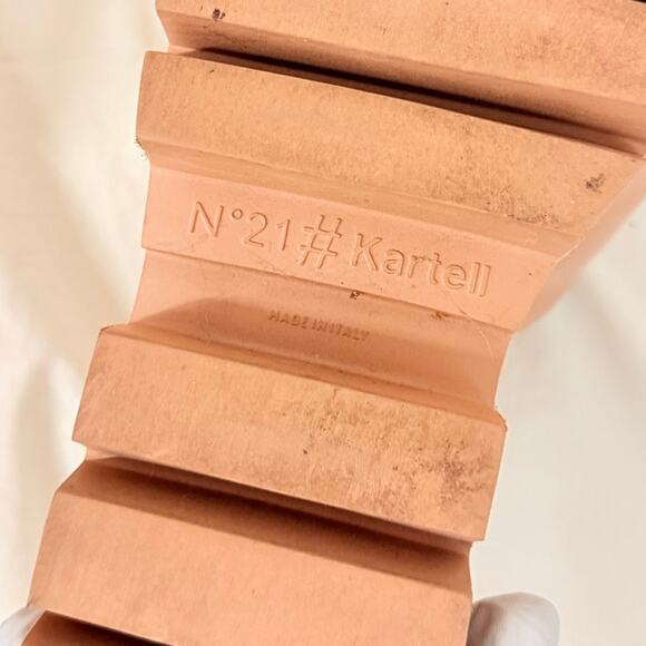 No. 21 X KARTELL Nude Knot Bow Slide Sandals EU‎ 40 Streetwear Summer Vacation - Picture 7 of 8